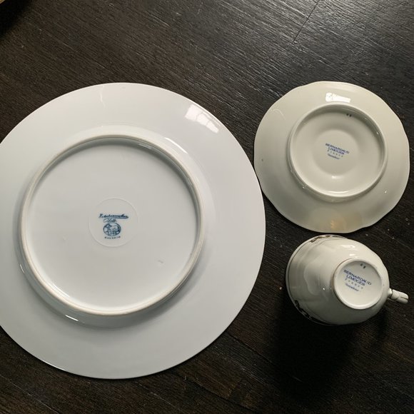 Antique Bernardaud Limoges 2 tea sets 18K gold - Picture 7 of 9